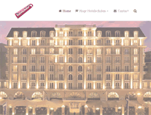 Tablet Screenshot of hotelscholen.nl